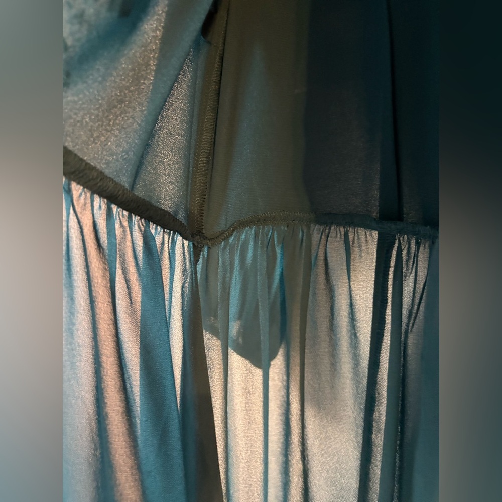 Ariat Teal Embroidered maxi shirt - Picture 4 of 6